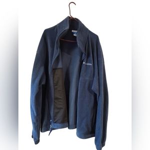 Columbia blue fleece men's 2x